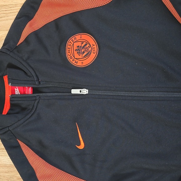 Nike Manchester City jacket with front zipper and zippered pockets small men’s - Picture 2 of 6